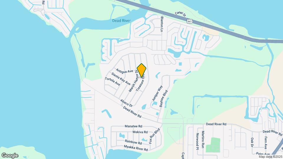 4680 Treasure Cay Rd Map and Location Details