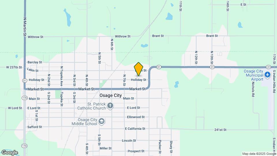 804 Holliday St Map and Location Details