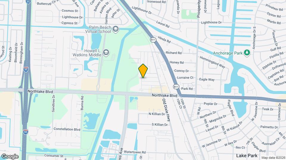 2961 Plumosa Ln Map and Location Details