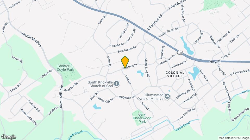 316 Sarvis Dr Map and Location Details