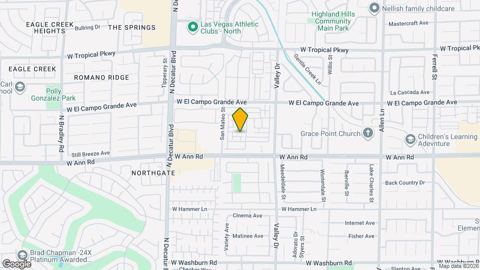 4433 Nestos Valley Ave Map and Location Details