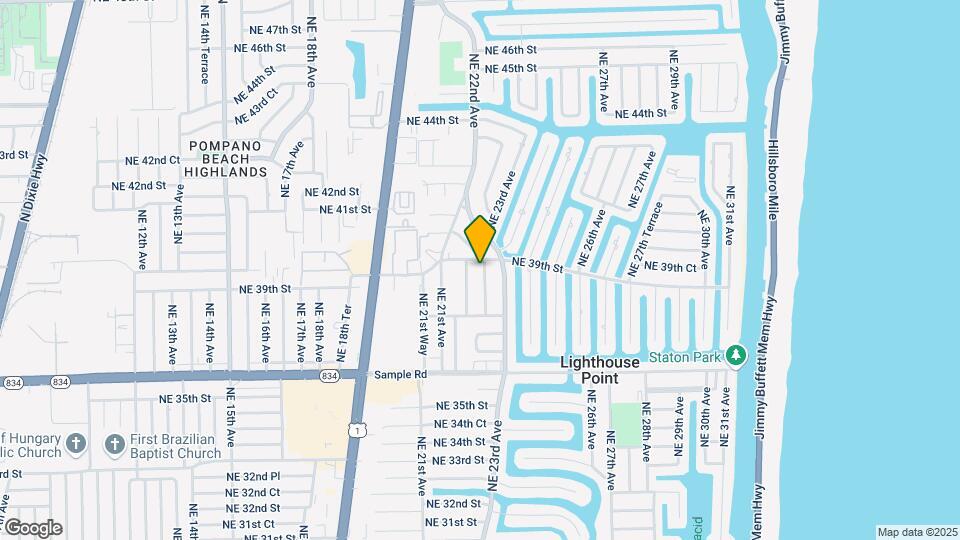 3861 - 3875 NE 22nd Way Map and Location Details