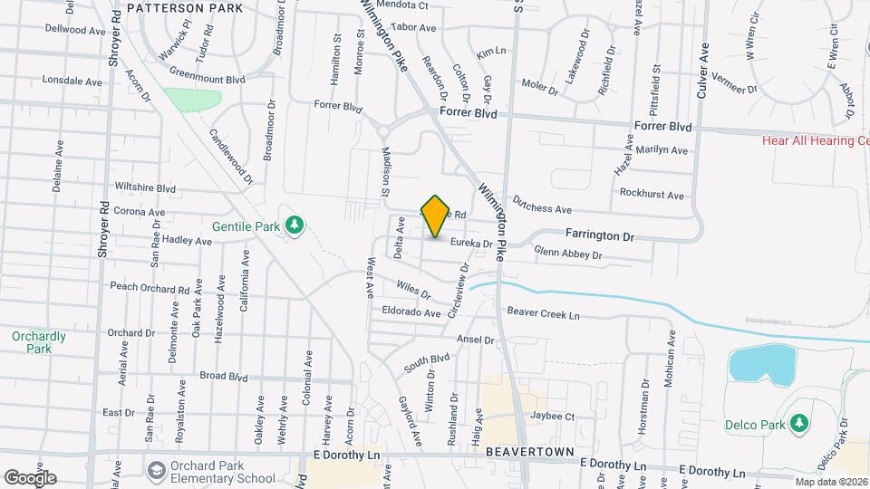 1114 Eureka Dr Map and Location Details