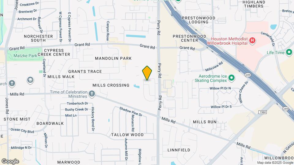 9814 Mls Orch Dr Map and Location Details