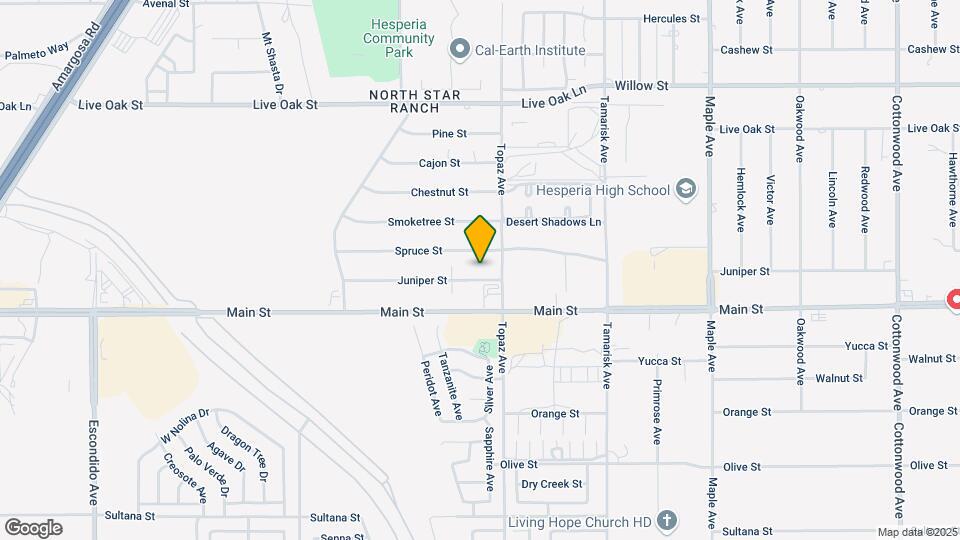 14050 Juniper St Mapa y Detalles de la Ubicación