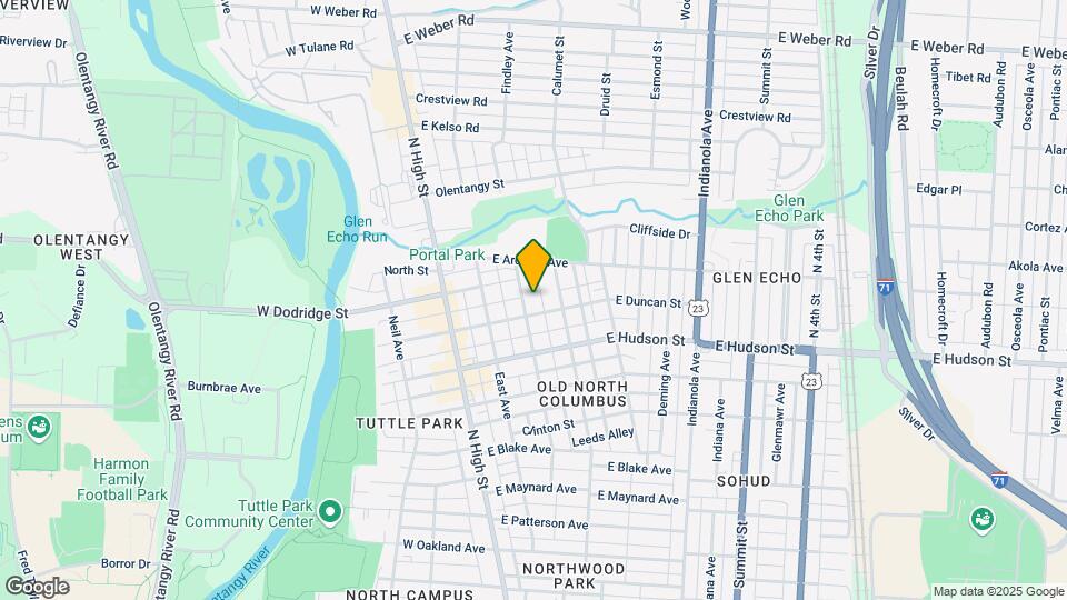 2640 Findley Ave Map and Location Details