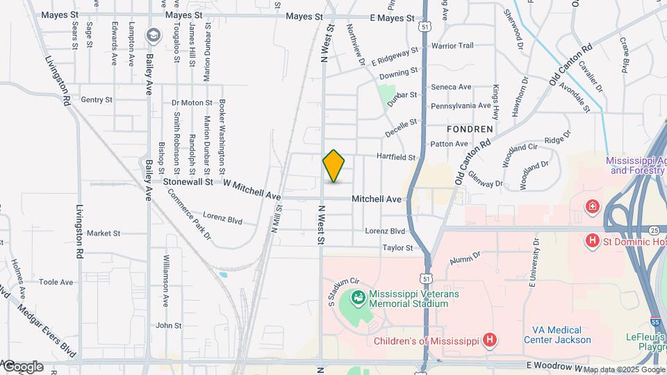 219 Stonewall St Map and Location Details