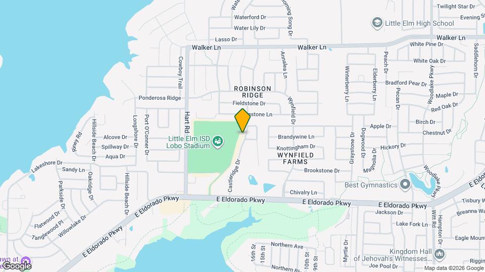 417B Castleridge Dr Mapa y Detalles de la Ubicación