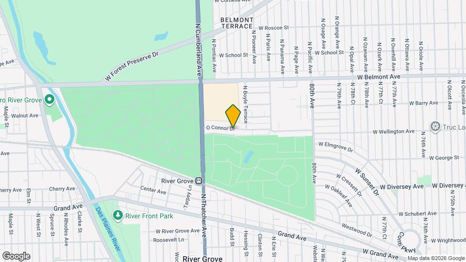 8301 O Connor Dr Mapa y Detalles de la Ubicación