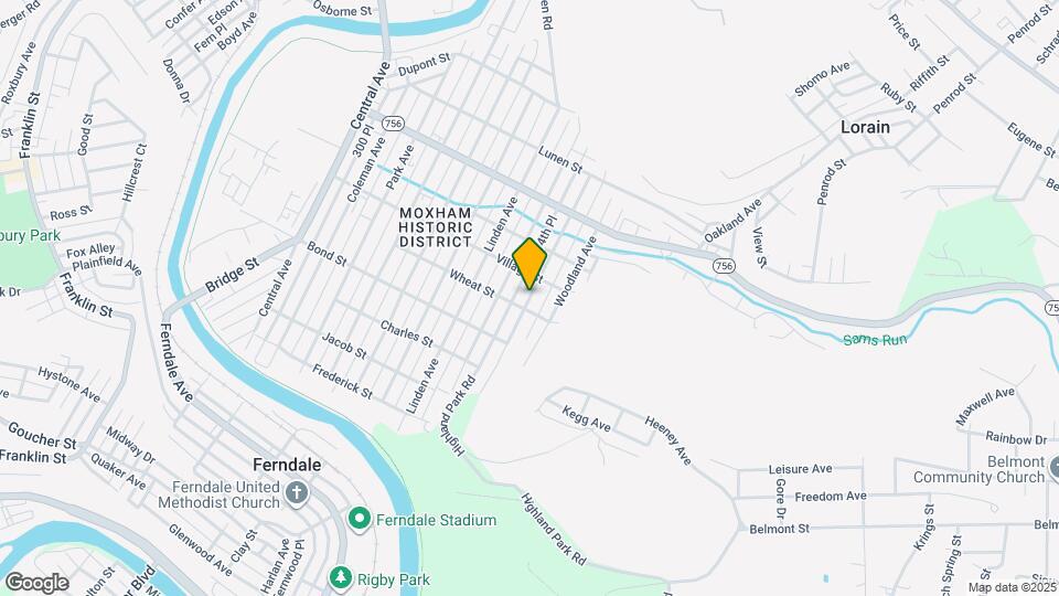 614 Forest Ave Map and Location Details