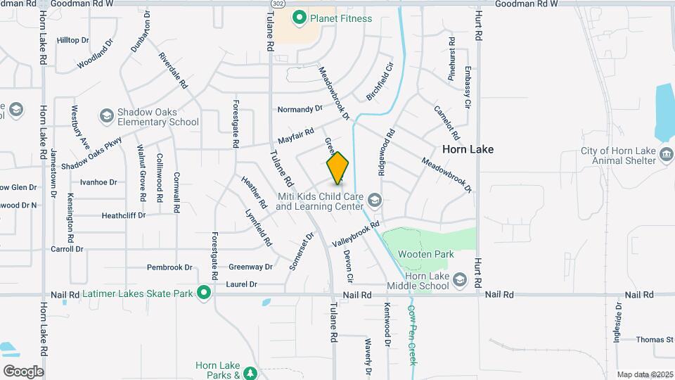6375 Greenbriar Dr Map and Location Details