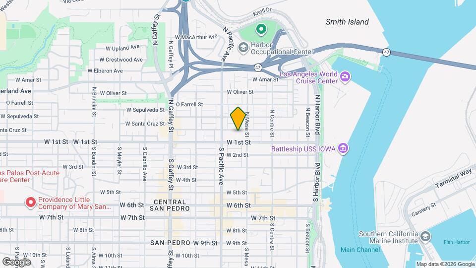 441 W Santa Cruz St, Unit C Map and Location Details