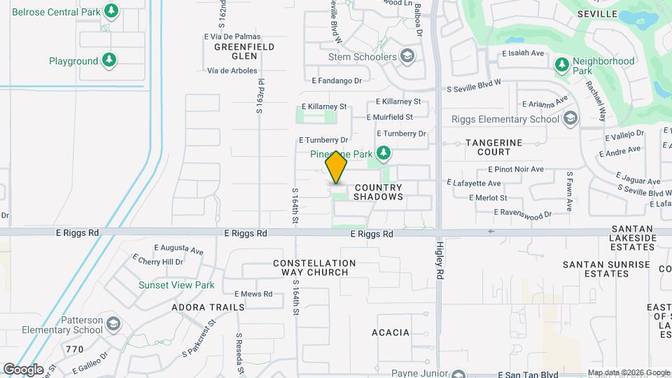 2909 E Country Shadows St Map and Location Details