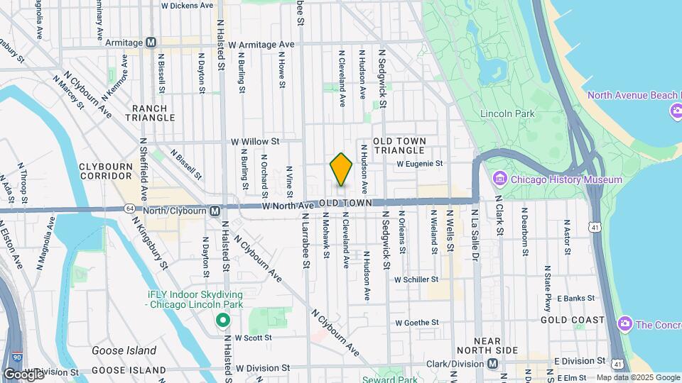 1616 N Cleveland Ave Map and Location Details