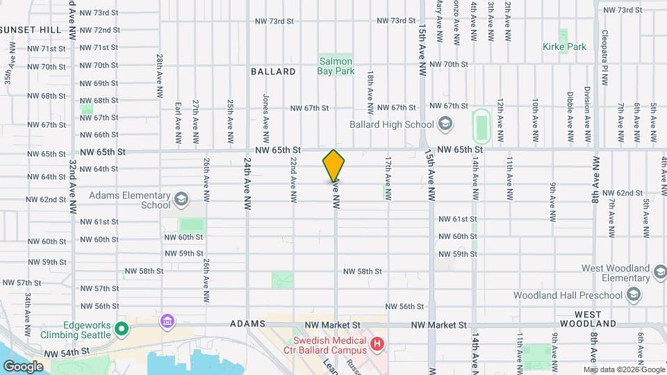 6219 20th Ave NW Map and Location Details