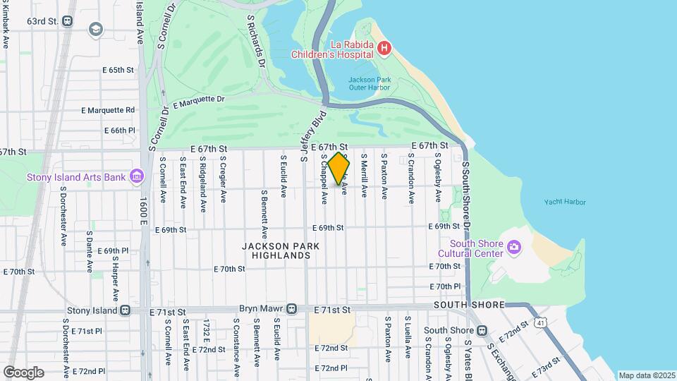 2049 E 68th St Map and Location Details