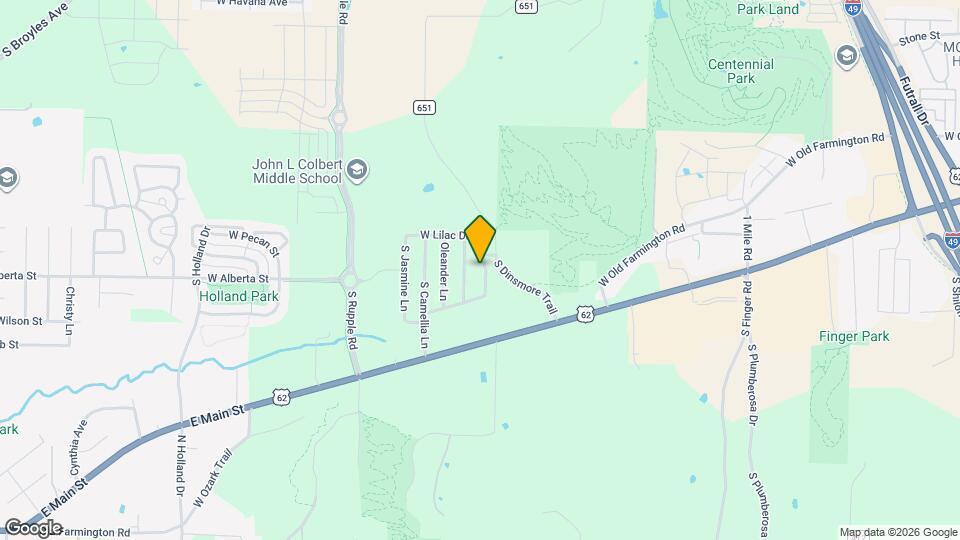 1239 China Berry Ln Map and Location Details