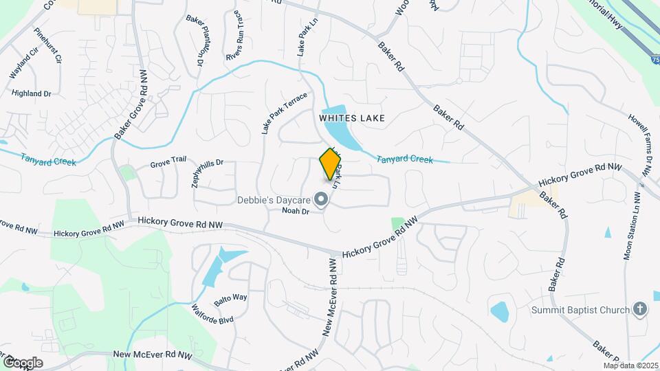 2717 Lake Park Ridge W Map and Location Details