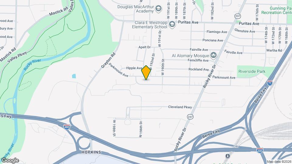 19220 Homeway Rd Map and Location Details