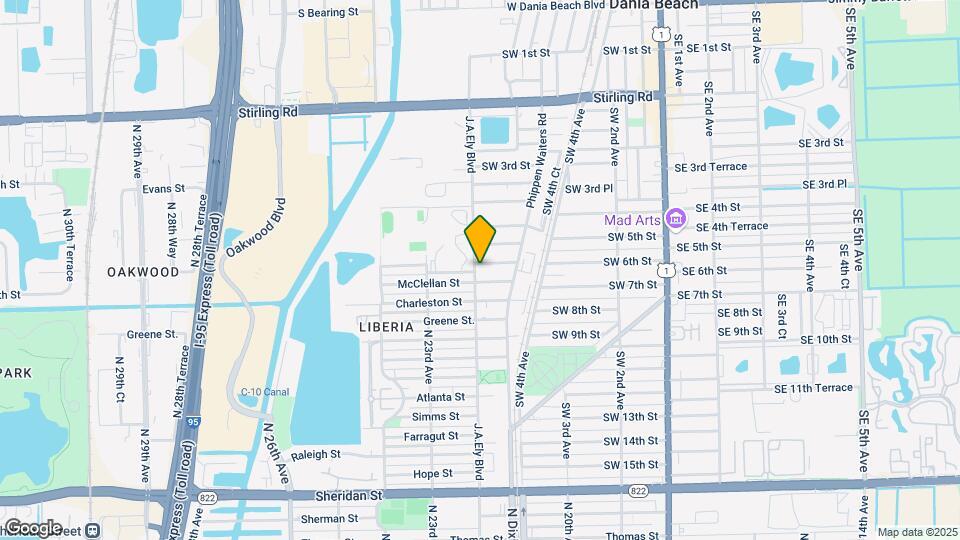 605 SW 12th Ave Map and Location Details