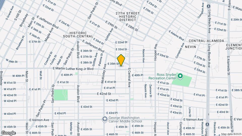 1009 E Martin Luther King Jr Blvd, Unit 1 Mapa y Detalles de la Ubicación