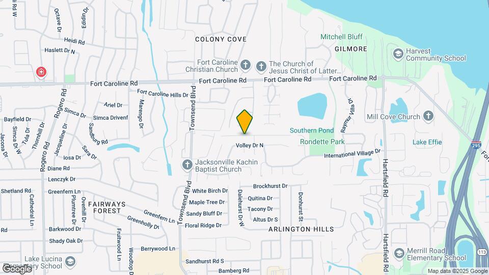 7312 Lawn Tennis Ln Map and Location Details