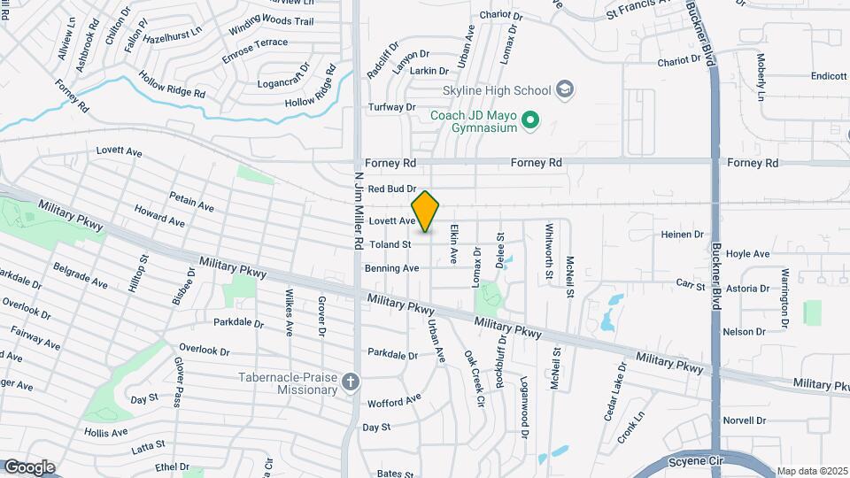 7121 Toland St Map and Location Details
