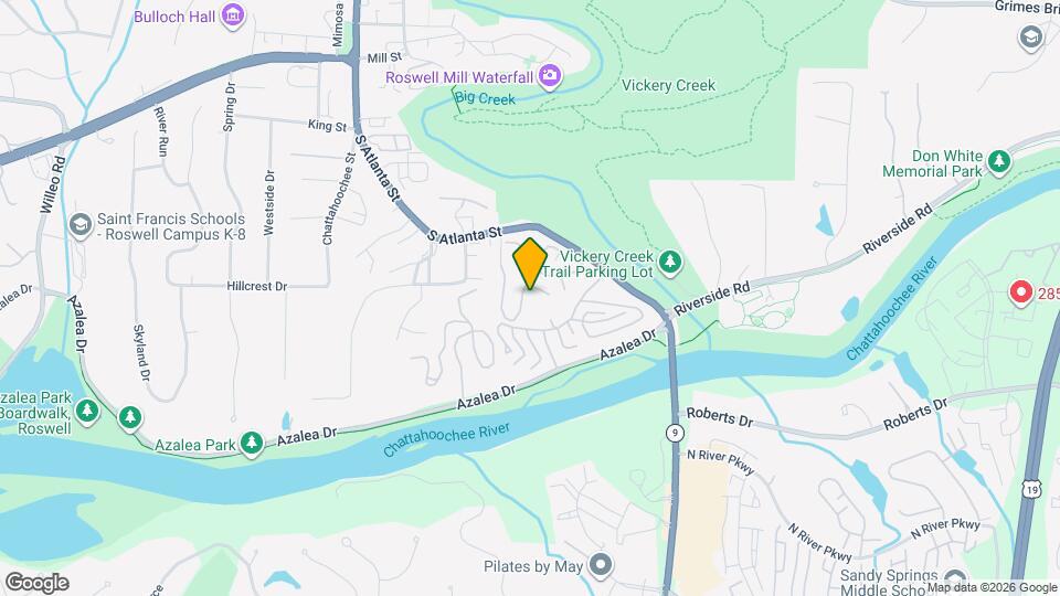 421 Warm Springs Cir Map and Location Details