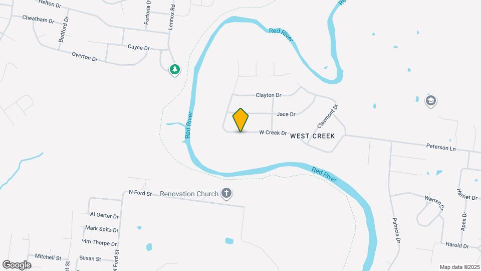 714 W Creek Dr Map and Location Details