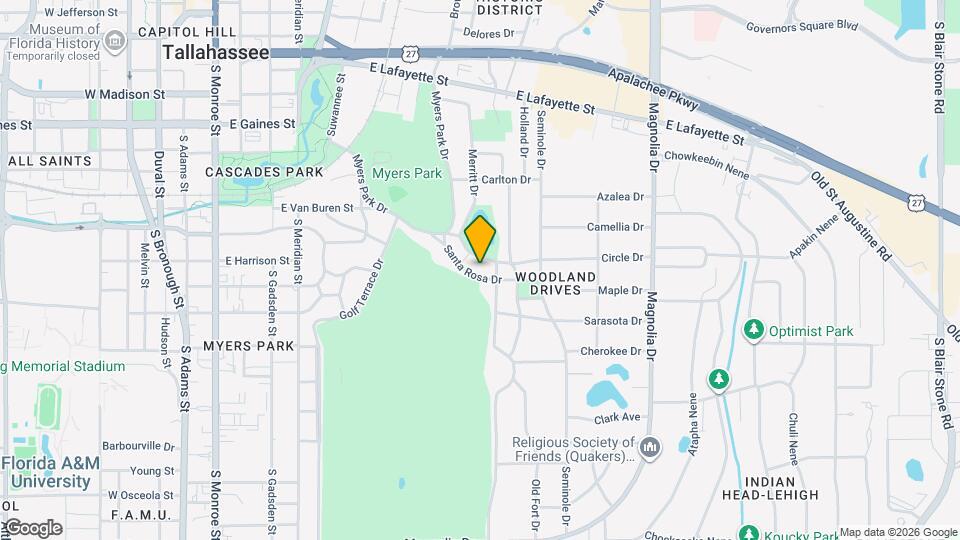 842 Santa Rosa Dr Map and Location Details