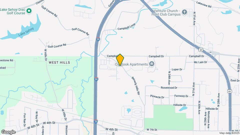 1222 Beverly Hills Rd, Unit #3 Map and Location Details