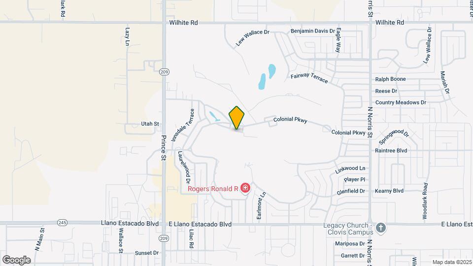 1293 Colonial Pkwy Map and Location Details