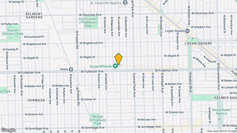 2414 N Lawndale Ave Map and Location Details