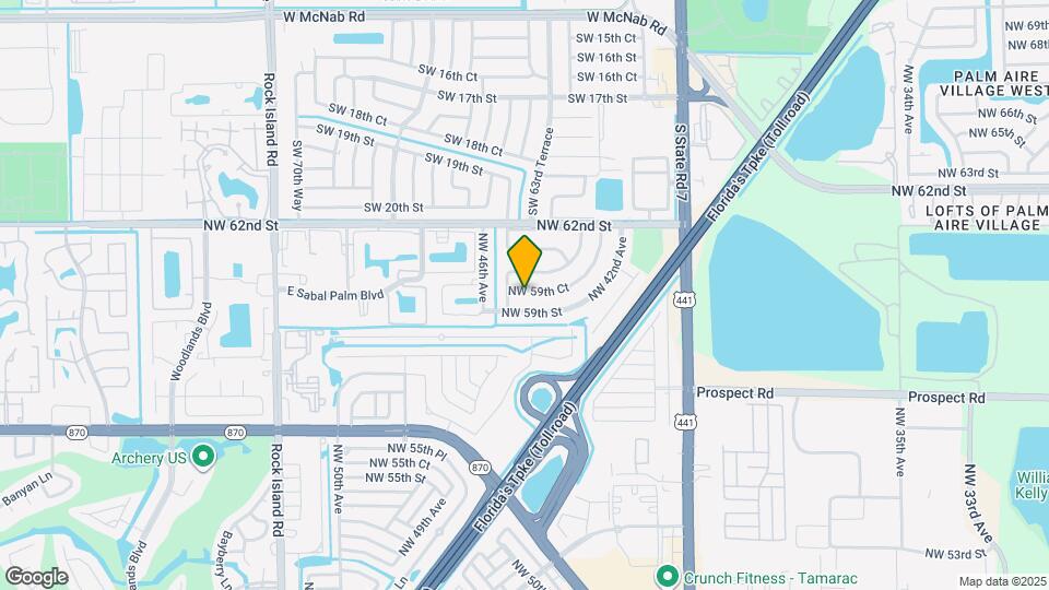 4440 NW 59th Ct Map and Location Details
