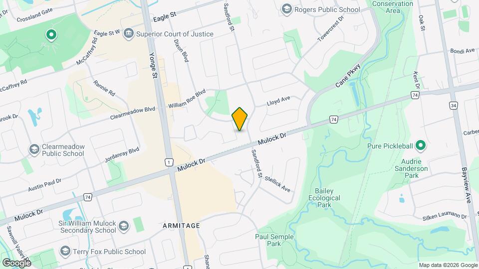 138 Armitage Dr Map and Location Details