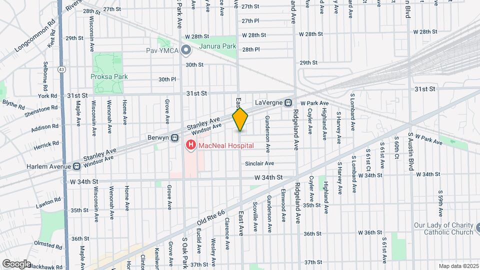 6613 Fairfield Ave Map and Location Details