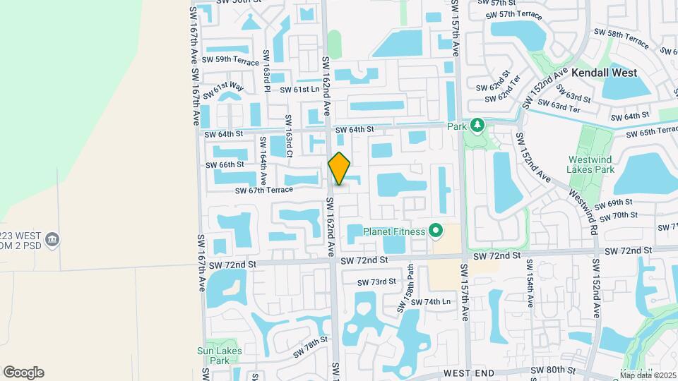 16137 SW 68th St Map and Location Details