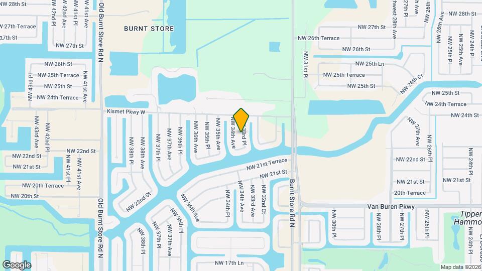 2314 NW 33rd Pl Map and Location Details