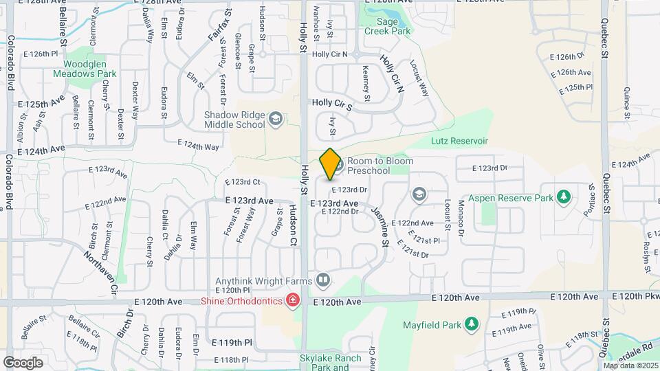 5703 E 123rd Dr Map and Location Details