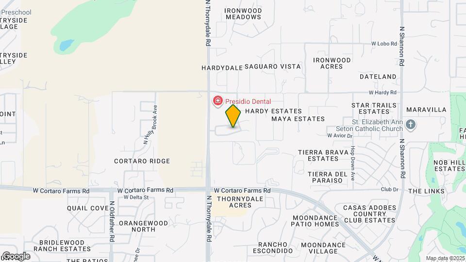 3696 W Sunglade Dr Map and Location Details