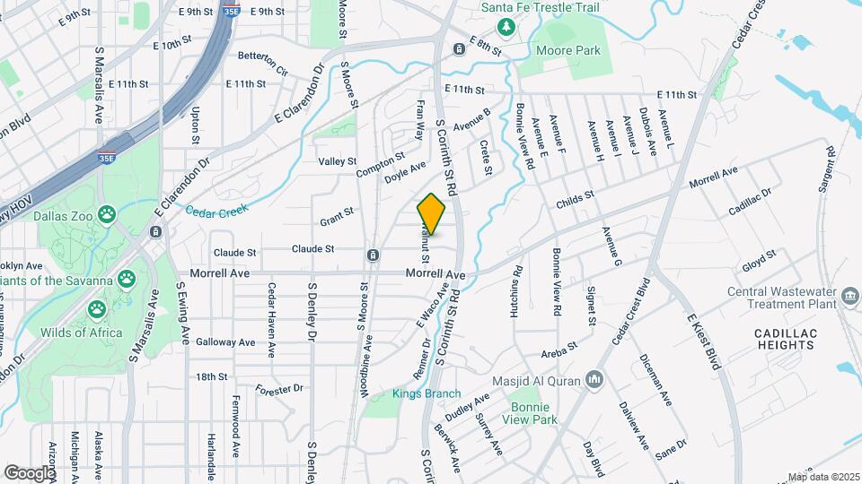 1505 Claude St Map and Location Details