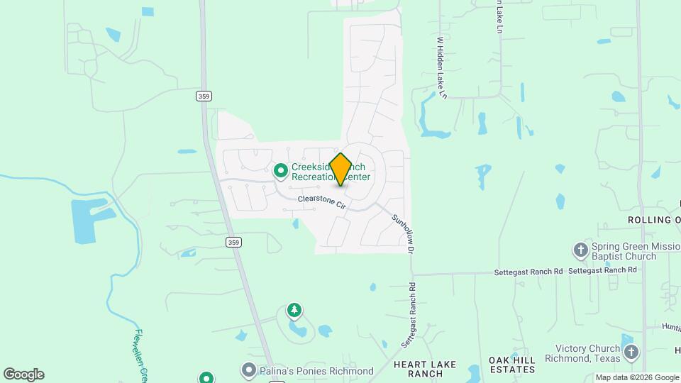 9607 Slumbering Willow Ln Map and Location Details