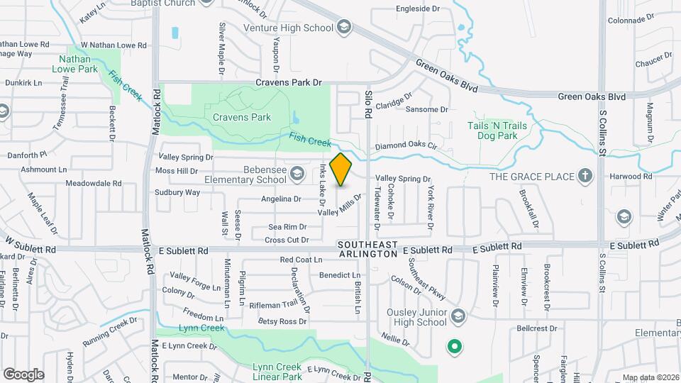 6001 Rocky Point Dr Map and Location Details