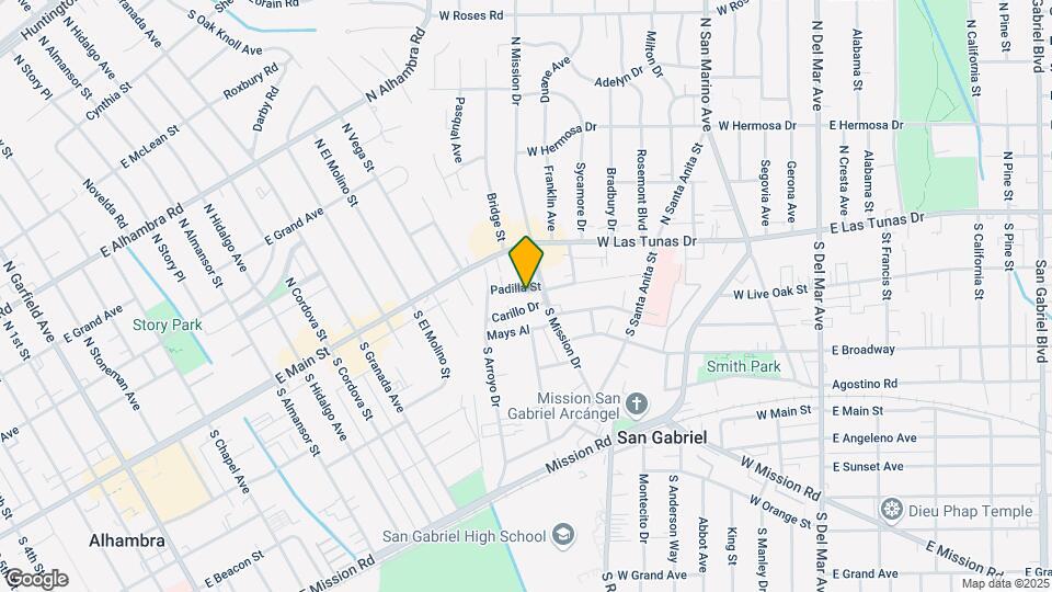 818 W Padilla St Map and Location Details