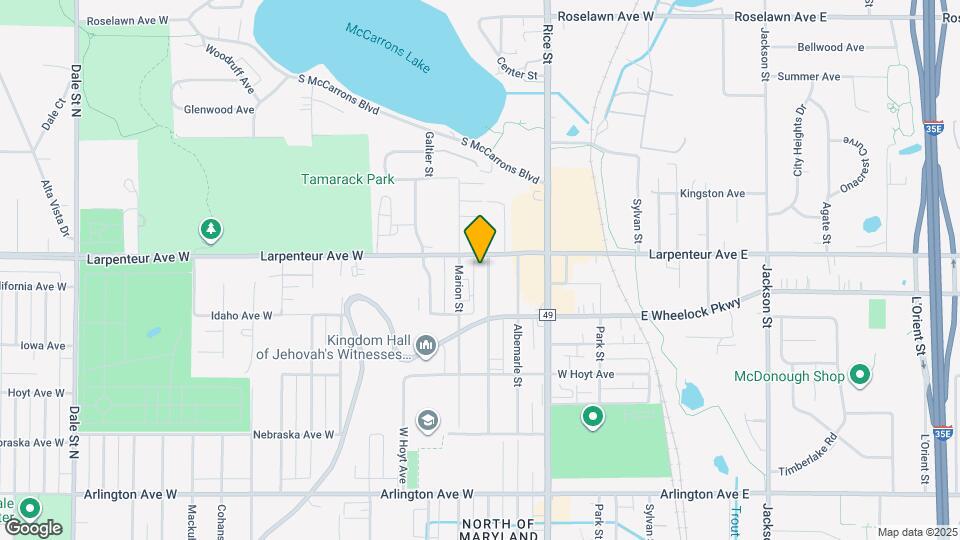 1669 N Woodbridge St Map and Location Details