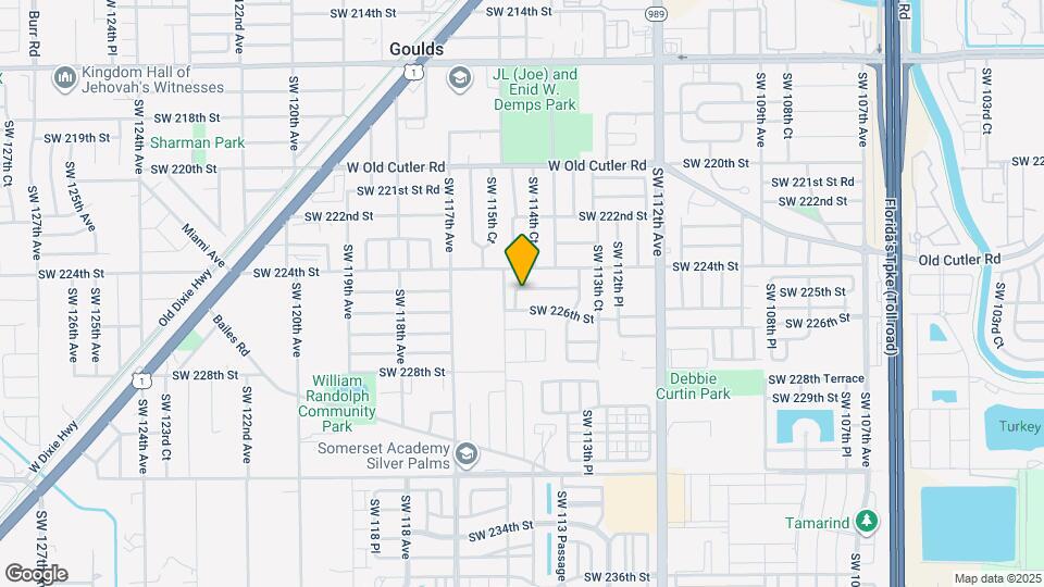 11462 SW 225th St Map and Location Details