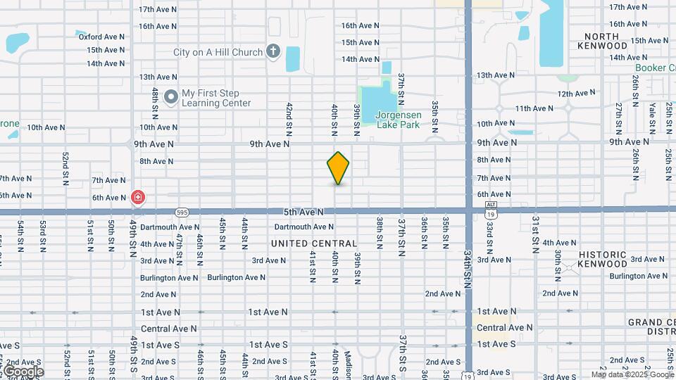 601 40th St N Map and Location Details