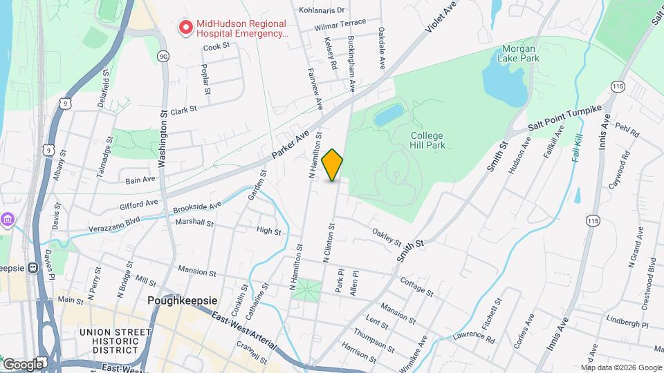 156 N Clinton St Map and Location Details