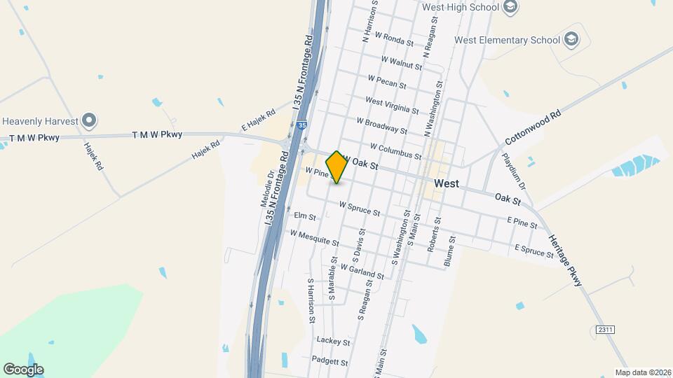 107 S Harrison St Map and Location Details