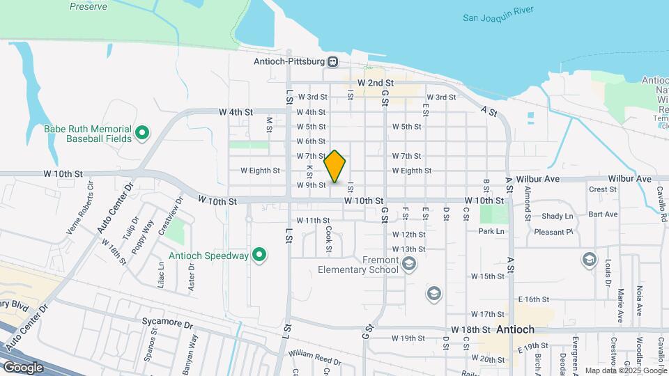 819 W 9th St Map and Location Details